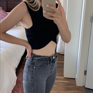 Zara structured crop tank 🌟